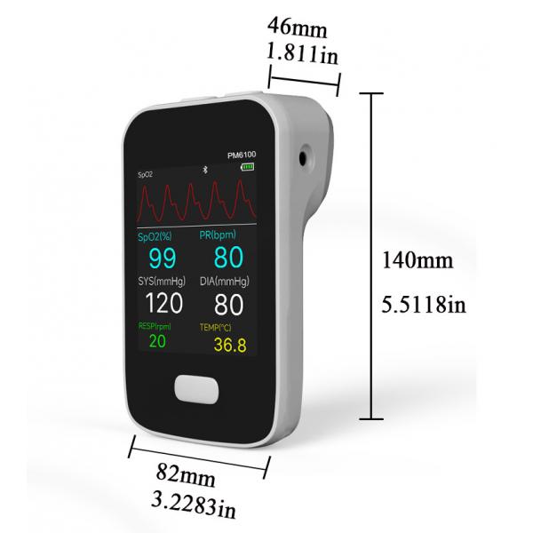 Quality SpO2 ECG.blood pressure, Temperature Test Multi Parameter Patient Monitor For Health Home for sale