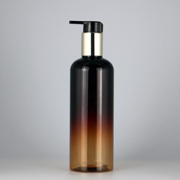 Quality Amber Lotion Shower Conditioner Plastic Pump Shampoo Dispenser Bottle 7.4oz 13 for sale