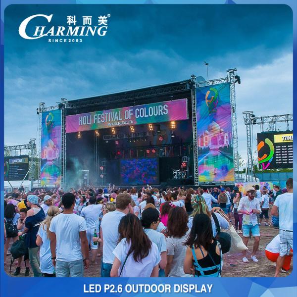 Quality Thickness 98mm 4K Stage Screen Rental , Ultrathin Large LED Screens For Concerts for sale
