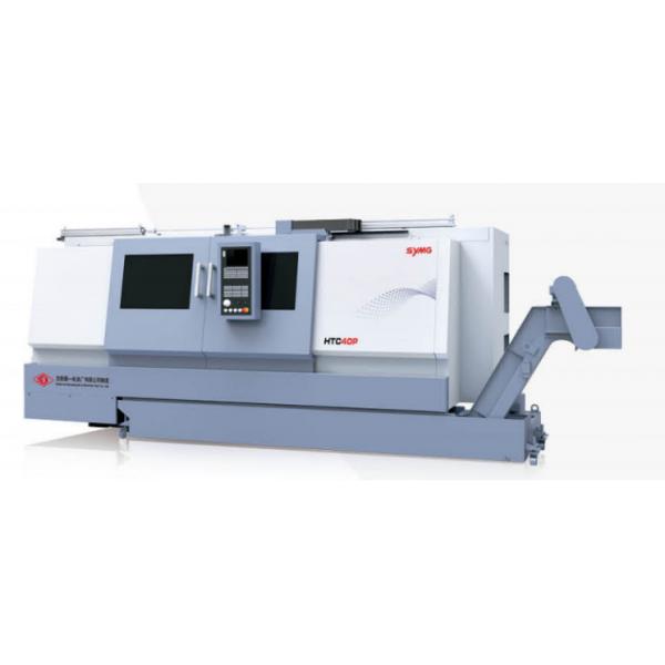 Quality HTC40PM Horizontal CNC Turning Center 3500rpm With C Axis Living Turret for sale