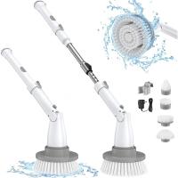 China Battery Powered Electric Spin Scrubber Cleaning Brush 2500mAh factory