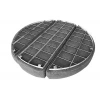 China SS310 Mesh Pad Mist Eliminator Oil Mist Extractor In Separator Drain Hole Design factory
