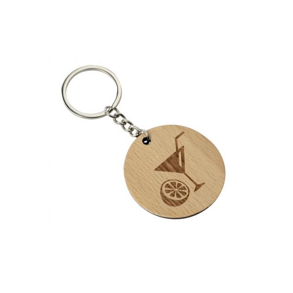 Quality Souvenir Gift Cute Metal Keychain Logo Plain Wooden Keychain Epoxy Doming for sale