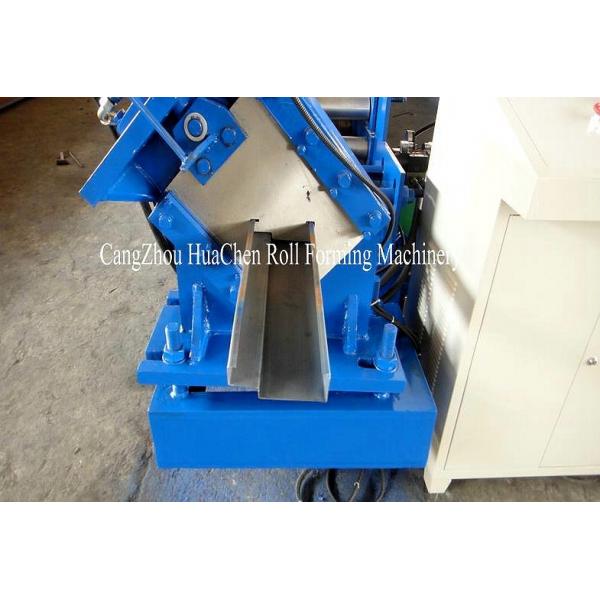 Quality Heavy Duty Door Frame Roll Forming Machine , Door Guide Rail Roll Forming Line for sale