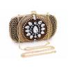 China Vintage Retro Crystal Evening Clutch Bags Fashion Bead With Black Velvet factory