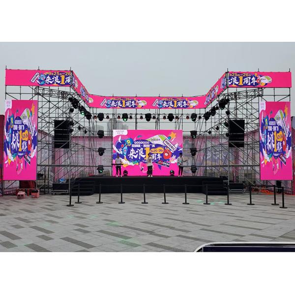 Quality P3.91 Outdoor Rental LED Display 1R1G1B Full Color For Front Maintenance for sale