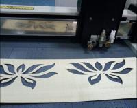 China Thin Ply Wood Veneer Sheet Pattern Knife CNC Cutting Machine / Table factory