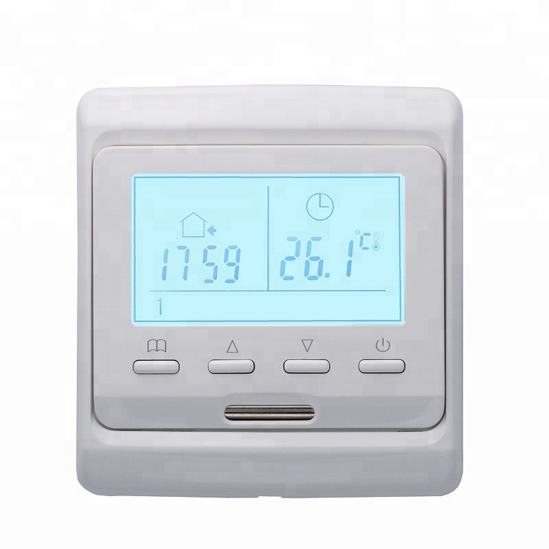 China Digital Weekly Programming Heated Floor thermostat With Floor Sensor factory