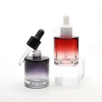 China Luxury Fat 40ml Glass Liquid Foundation Bottles Round Colored factory