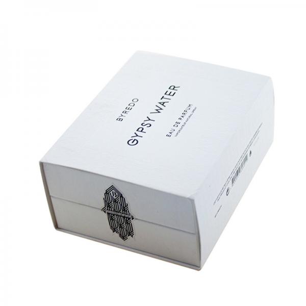 Quality UV Silver Stamping Perfume Packaging Boxes Lid Tray Style CMYK Offset Printing for sale