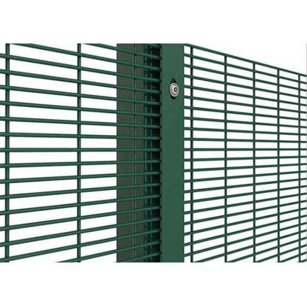 Quality Railway Station 690N/M2 Barbed Wire Mesh Fencing 2200mm High for sale
