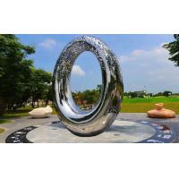 Quality Artificial Style Outdoor Metal Sculpture , Abstract Outdoor Metal Art Sculpture for sale