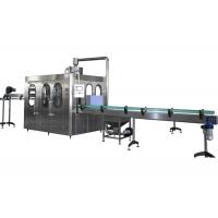 China Stainless Steel Bottled Water Filling Line With Bottle Rinsing System / Bottle Capping System factory