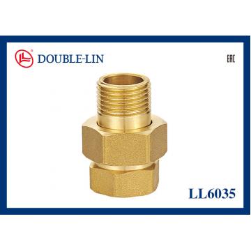 Quality 1/2 " To 1 " Male X Female Brass 3-piece Straight Connector Flat Washer for sale