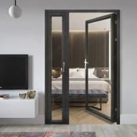 Quality Lightning Protection Aluminium Casement Doors , Double Glazed French Doors for sale