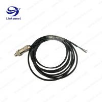 China M12 Male connector and composite multi - fiber Flat cable wiring harness Custom processing factory