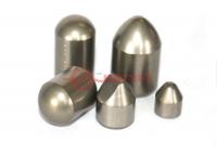 China Tungsten Carbide Head Ball D16xH40 , Tungsten Carbide Studs Pin For Iron Ore / Cement Crushing factory