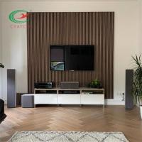 China Walnut MDF Wood Slat Wall Panel Multipurpose Practical For Office factory
