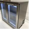 China Stainless Steel Swing 4 Doors Cold Drink Cooler/ Under Counter Bar Refrigerator, Built-in Glass Door Back bar Cooler factory