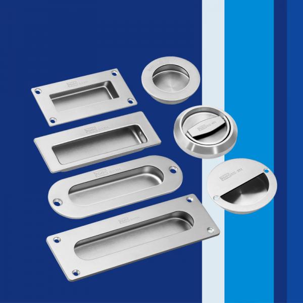 Quality 304 Metal Laser Cutting Parts Stainless Steel Cabinet Box Handle C11000 Custom for sale