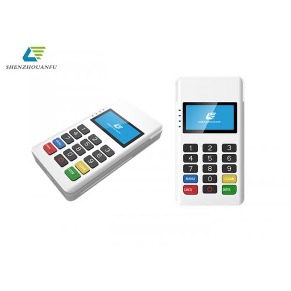 Quality Smart Cashless Handheld Pos Devices MPOS Swipe With Pin Pad Signature for sale