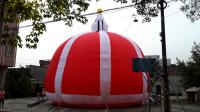 China Fabric Outdoor Inflatable Dome Tent , Red Inflatable Promotion Air Tent Figure factory