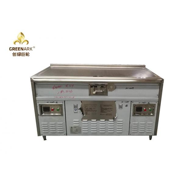 Quality Induction Heating Indoor Teppanyaki Grill Upper Exhaustion Double Burners for sale