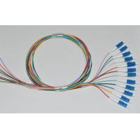 Quality Colorful PVC 0.9mm LC PC Pigtail SM/MM Fiber Optic Patch Cord for sale