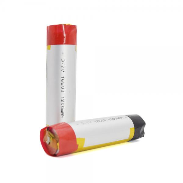 Quality Round Electronic Cigarette 350mAh 16600 10C 3.7v Lithium Battery Cells for sale