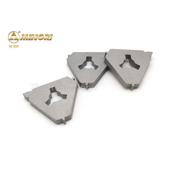 Quality Triangle Small Plate Tungsten Carbide Scraper Blade For Clean Dirty Things In The Trough for sale