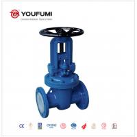 Quality Water Media PTFE Lined Gate Valve Standard 100mm With Extended Stem for sale