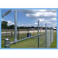 China Green Color 10 Gauge Galvanized Chain Link Fence 6 Foot Quick To Install factory
