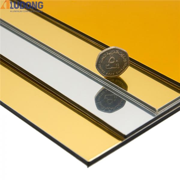 Quality High quality  Mirror Aluminum Composite Panel for sale