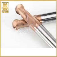 China OEM 2 3 4 Flute Solid Carbide Ball Nose End Mills For Contour Milling for sale