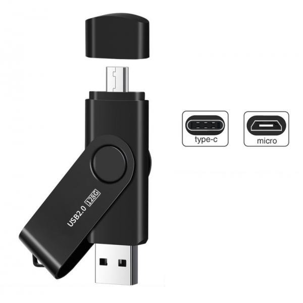Quality Android Phone OTG USB Flash Drives 2.0 3.0 7cm length Uploading Data 64GB for sale