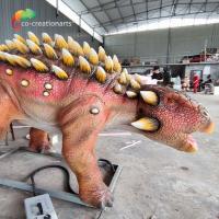 Quality 6m Life Size Animatronic Sunproof Lighting Ankylosaurus Dinosaur Model For for sale
