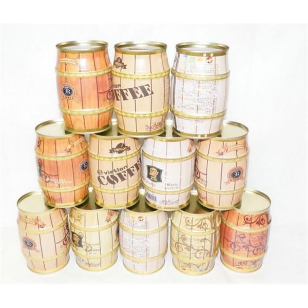 Quality 2 Colors Coffee Tin Cans ISO9001 680g Empty Tin Containers for sale