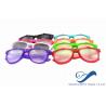China Kids Colored 3D Fireworks Glasses , Double Diffraction Glasses factory