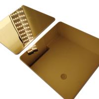 Quality SS 201 Titanium Gold 8k No 8 Mirror Finish Stainless Steel Sheet for sale