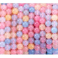 China 4/6/8/10/12mm Natural Pink Morganite Gemstone Beads Support Customization factory