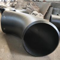 China DN200 90 degree SCH80 Seamless  Pipe Elbow Fittings  Butt Weld Black Pipe Fittings for sale