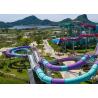 China Hotel Custom Water Slides , Swimming Pool Water Slides 10 Years Life Span factory