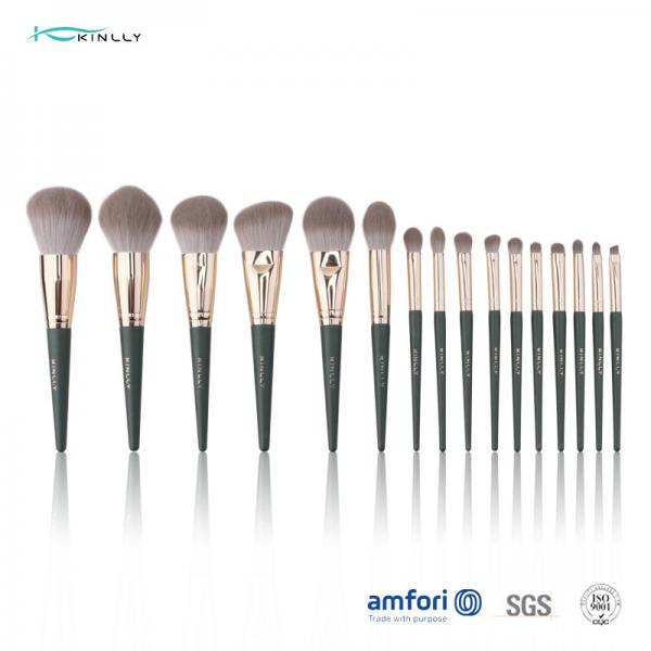 Quality 16pcs Premium Opp Bag Cosmetic Makeup Brush Set for sale