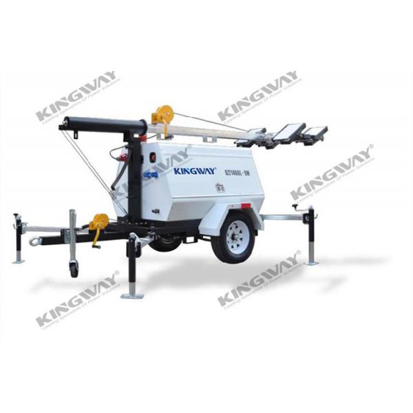 Quality 1500RPM 1800RPM 15KW Trailer Mounted Diesel Generator Outside Use for sale
