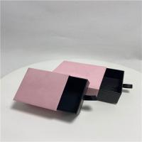 China Handmade Embossing Craft Pink rectangle Jewelry Packaging Box factory
