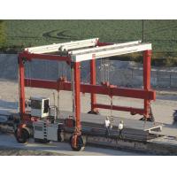 Quality Cabin Remote Control Rubber Tyred Gantry Crane 3m/Min Of Lifting Beam for sale