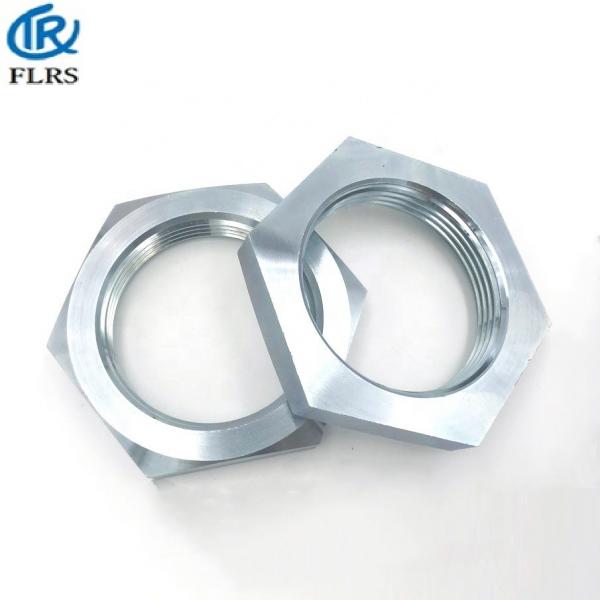 Quality Zinc Plated Carbon Steel DIN431 Galvanized Hex Thin Nut for sale
