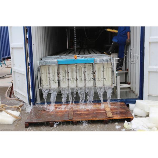 Quality 10T Brine Refrigeration Block Ice Machine 380V 3P for sale