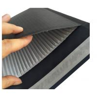 Quality Black 9.5x11'' Custom Kraft Corrugated Envelopes 2 Sides Protection Heat Seal for sale