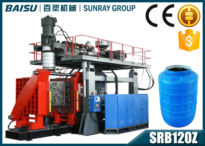 China 500 Liter Water Tank Blow Molding Machine , All Electric Extrusion Molding Machine SRB120Z factory